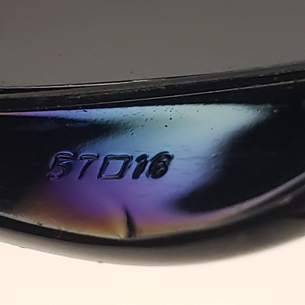 Coach Eyeglasses Frames Only S3012 Cold Insert 57-16-125 Black Gold Sparkles - Picture 12 of 12
